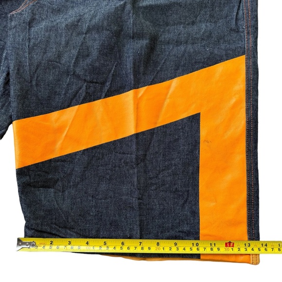 Maurice Malone Vintage MoJo Jeans Baggy Wide Leg Jorts Y2K Jnco Evisu Loose Fit - Picture 7 of 12